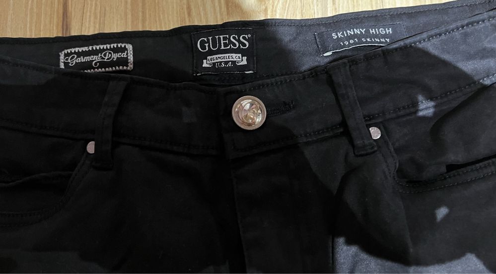 Czarne spodnie skinny Guess rozmiar 29x29