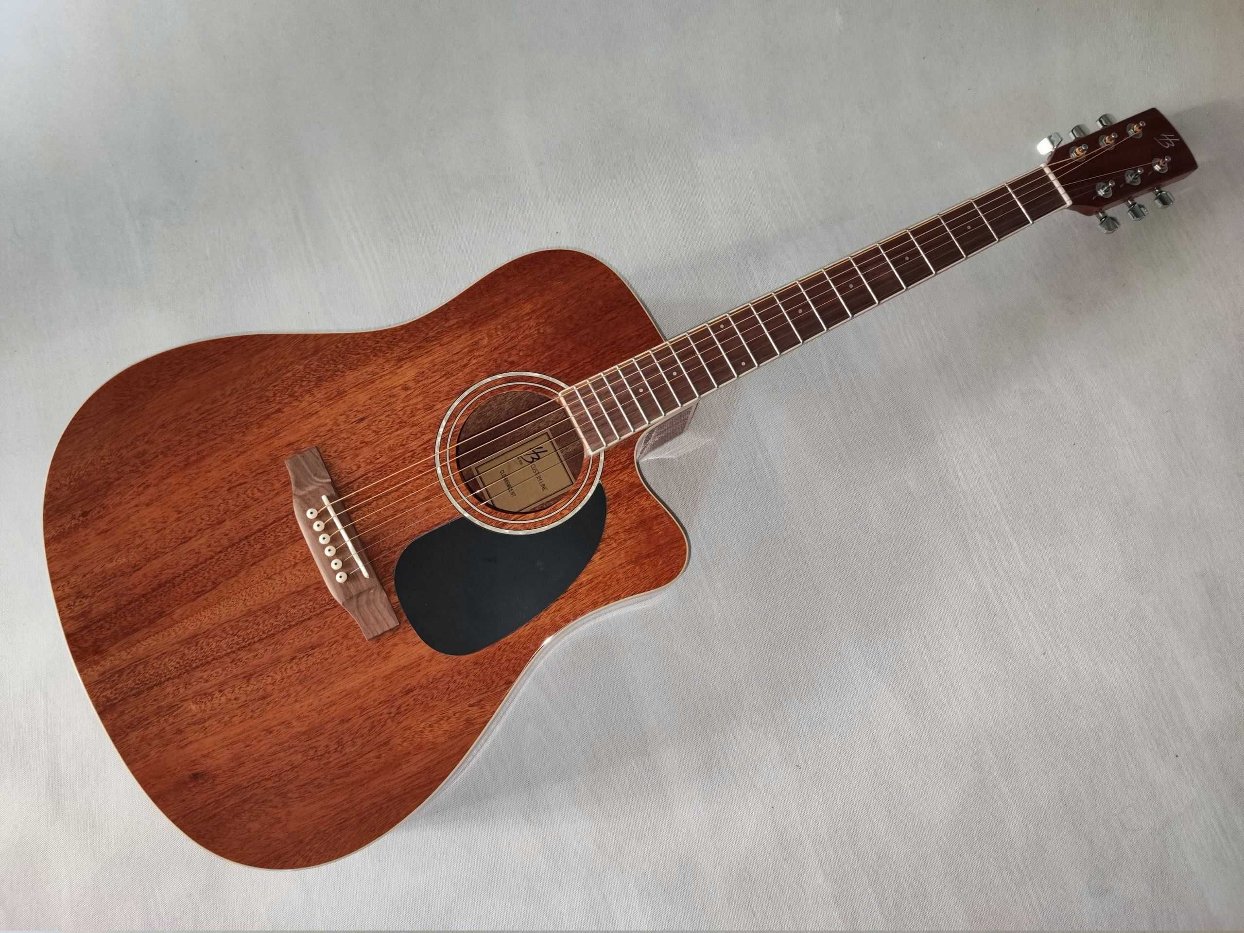 Harley Benton CLD-60SMCE NT LITY TOP MAHOŃ gitara ustawiona lutniczo