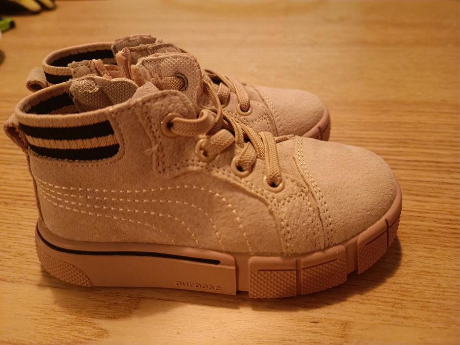 Trampki ze Skóry Naturalnej za Kostkę Phaeradia apawwa 24