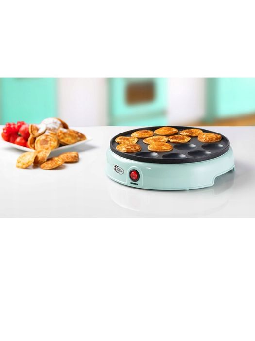 Bestron Poffertjes Maker w stylu retro, mini
