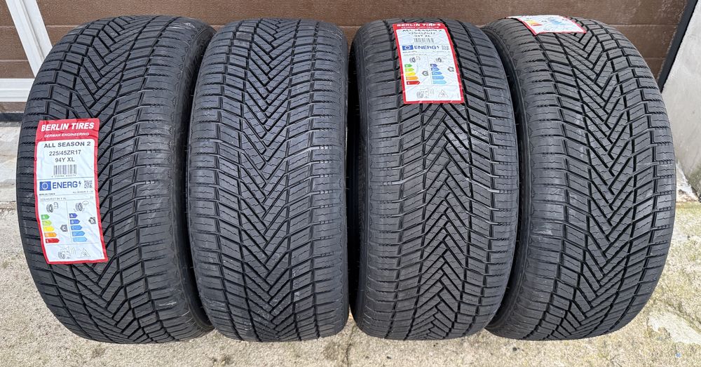 4x opony wielosezonowe 225/45 r17 94Y XL Berlin Tires German (NOWE)