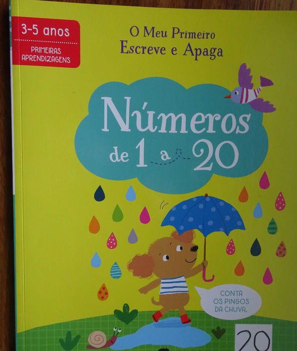 O Meu Primeiro Escreve e Apaga - Números de 1 a 20 (3 a 5 Anos)