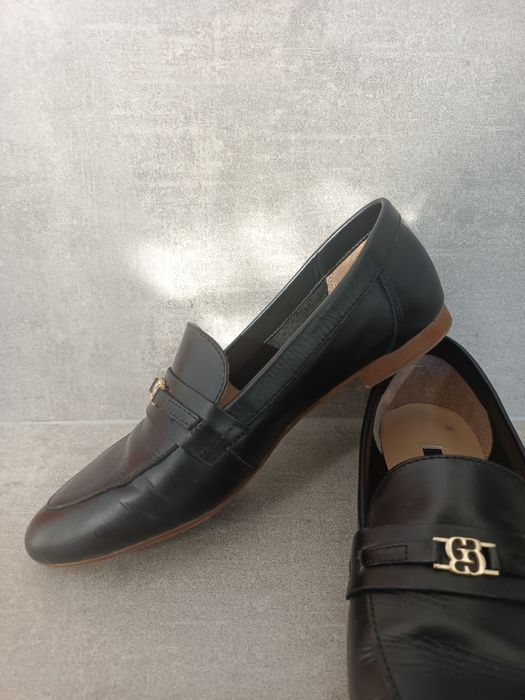 Półbuty mokasyny damskie Gino Rossi 38 czarne