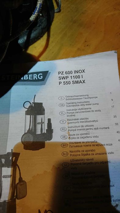 Steinberg Pompa Do Nieczystości S-Max 550 S