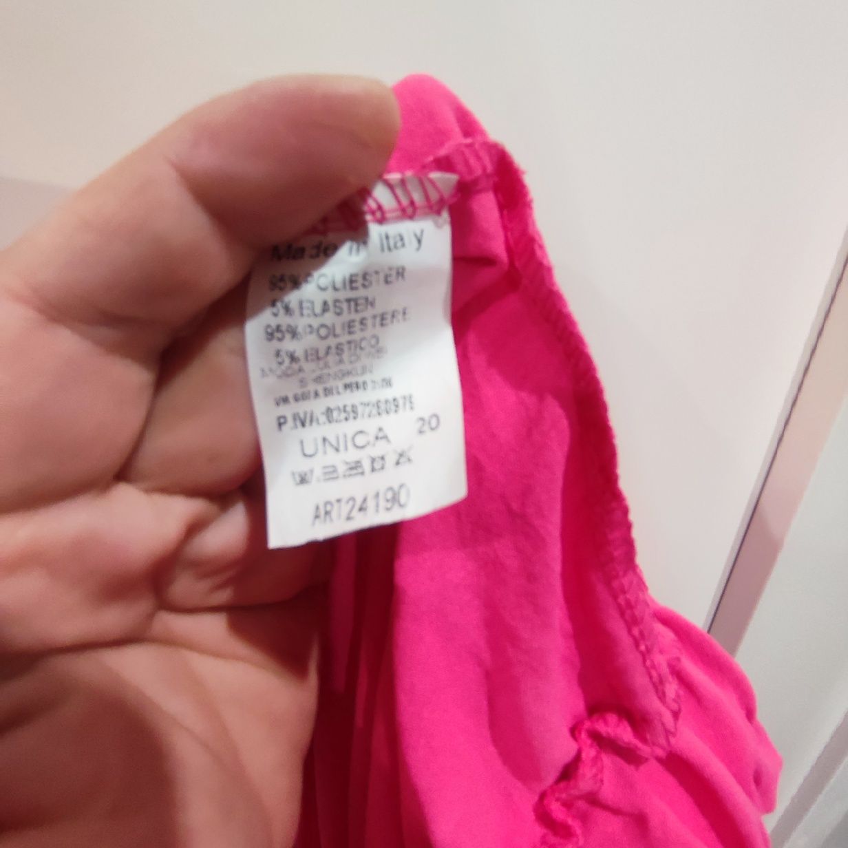 Spodenki szorty neon róż plus size