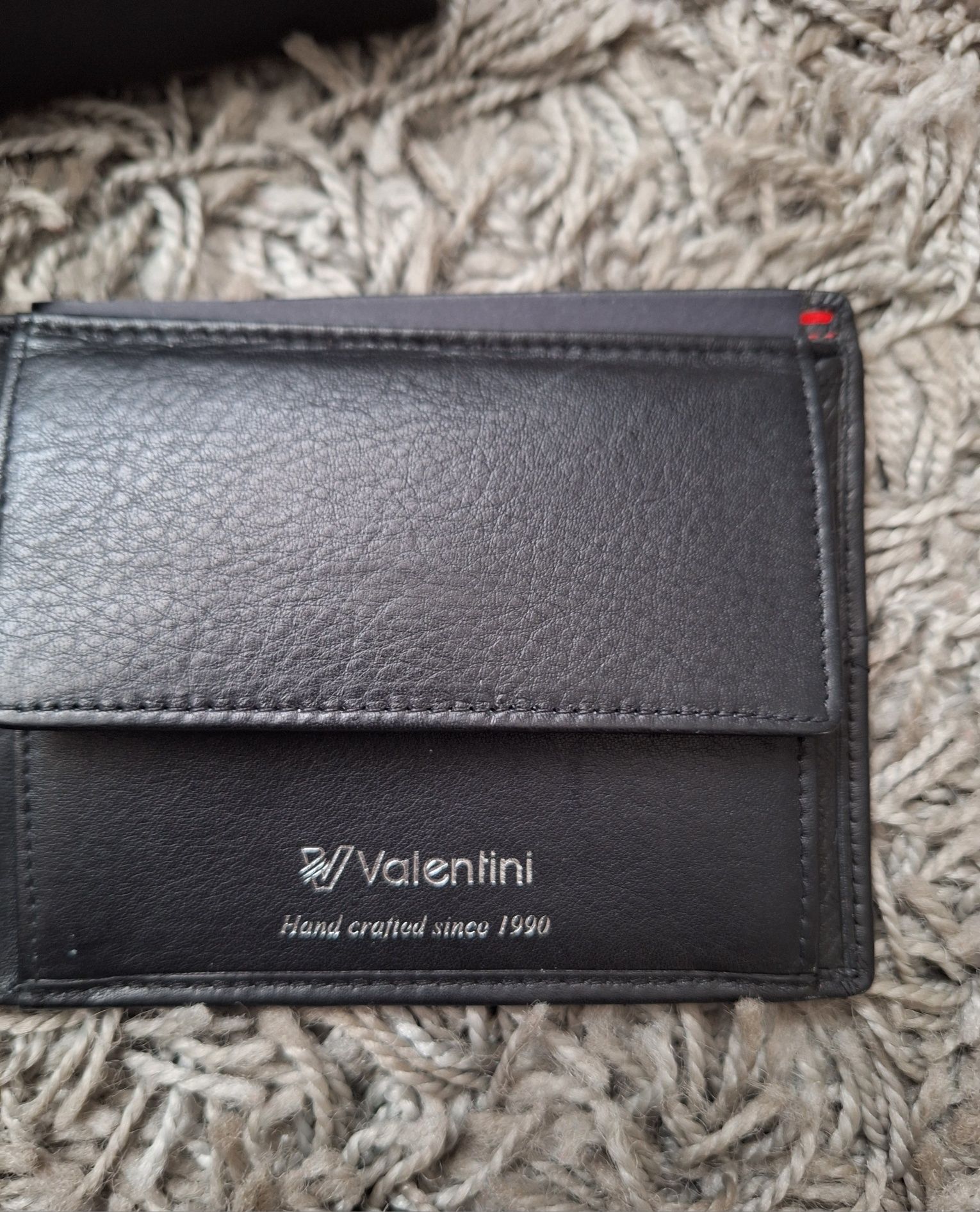 Nowy portfel  skórzany Valentini 154-267 black