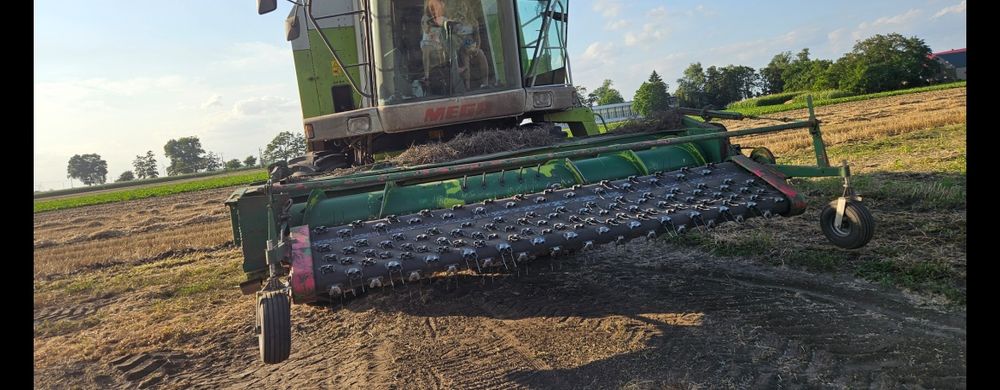 Heder plachtowy podbieracz POKOSU claas mega gruby ślimak john deere
