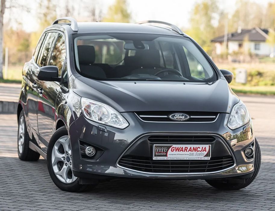 Ford Grand C-MAX pięknie utrzymany bogata opcja serwis okazja Gwarancja