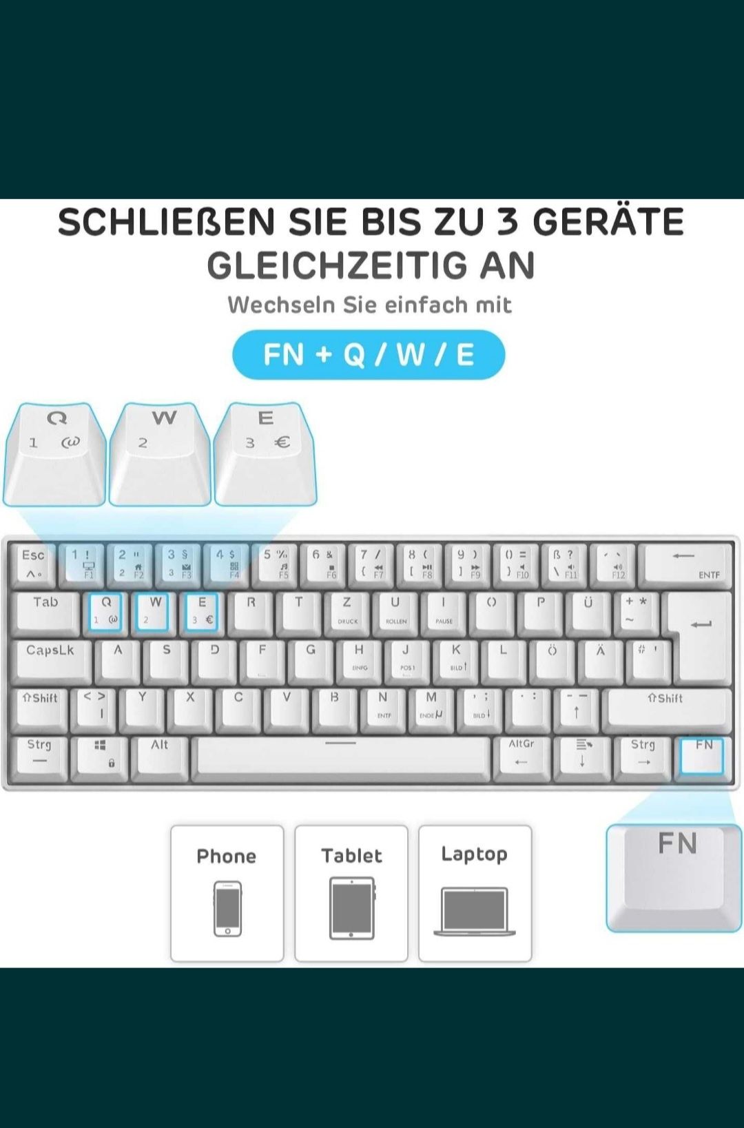 Klawiatura rk61-DE rgb