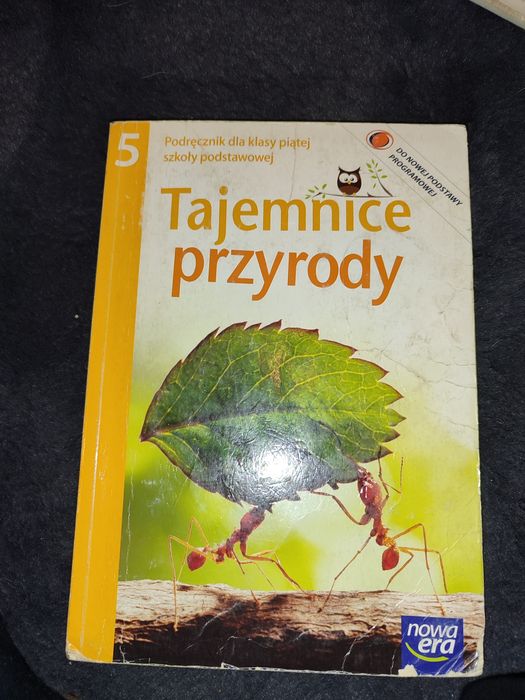 Tajemnice przyrody - podrecznik klasy 5 szkoly podstawowej