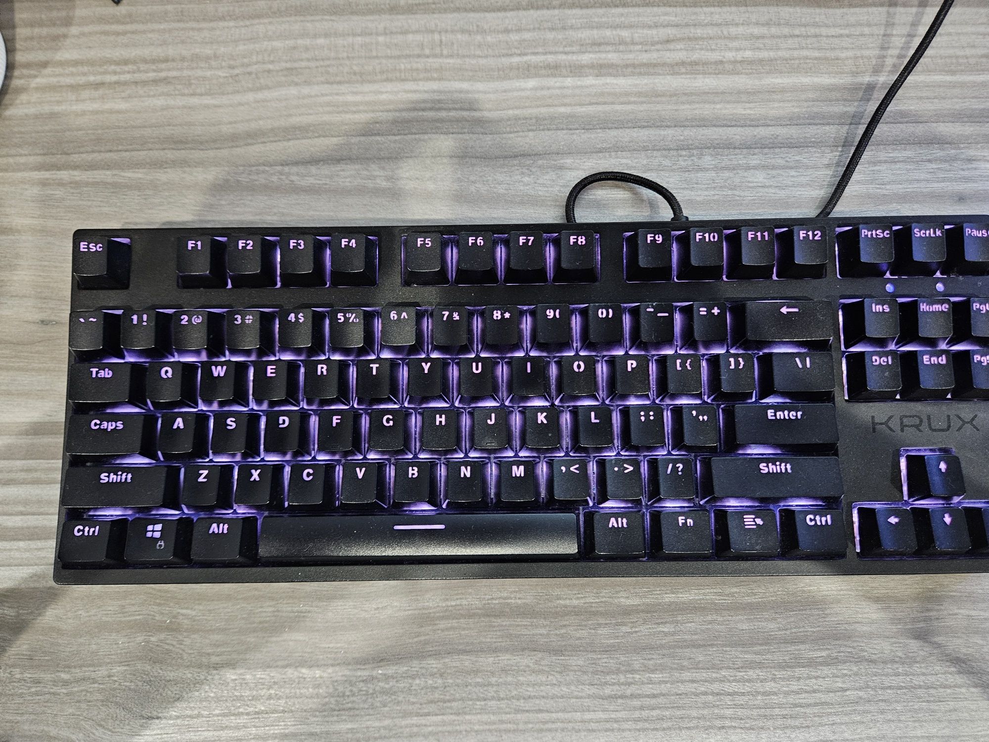 Klawiatura Mechaniczna KRUX ATAX PRO RGB Gateron Blue