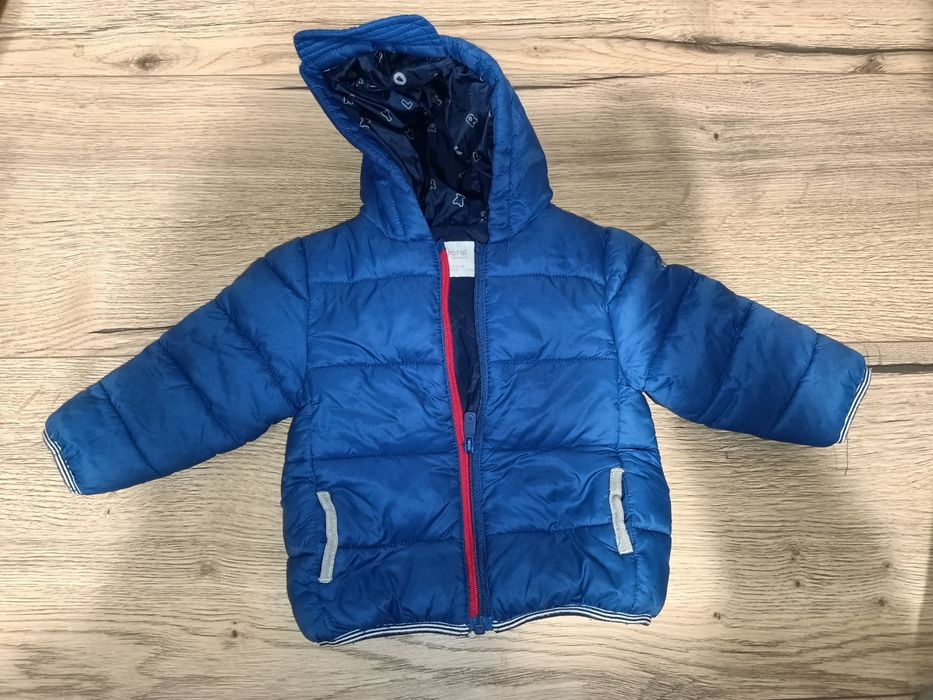 Zimowa kurteczka dla chłopca niemowlaka 0-4