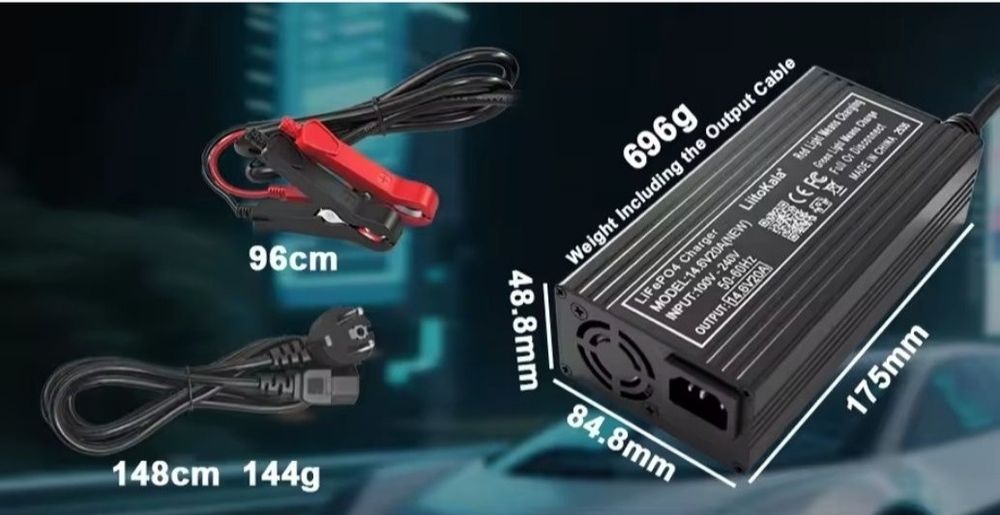 Зарядний пристрій для акумулятора lifepo4 зарядне