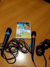 Microfone + jogo singstar