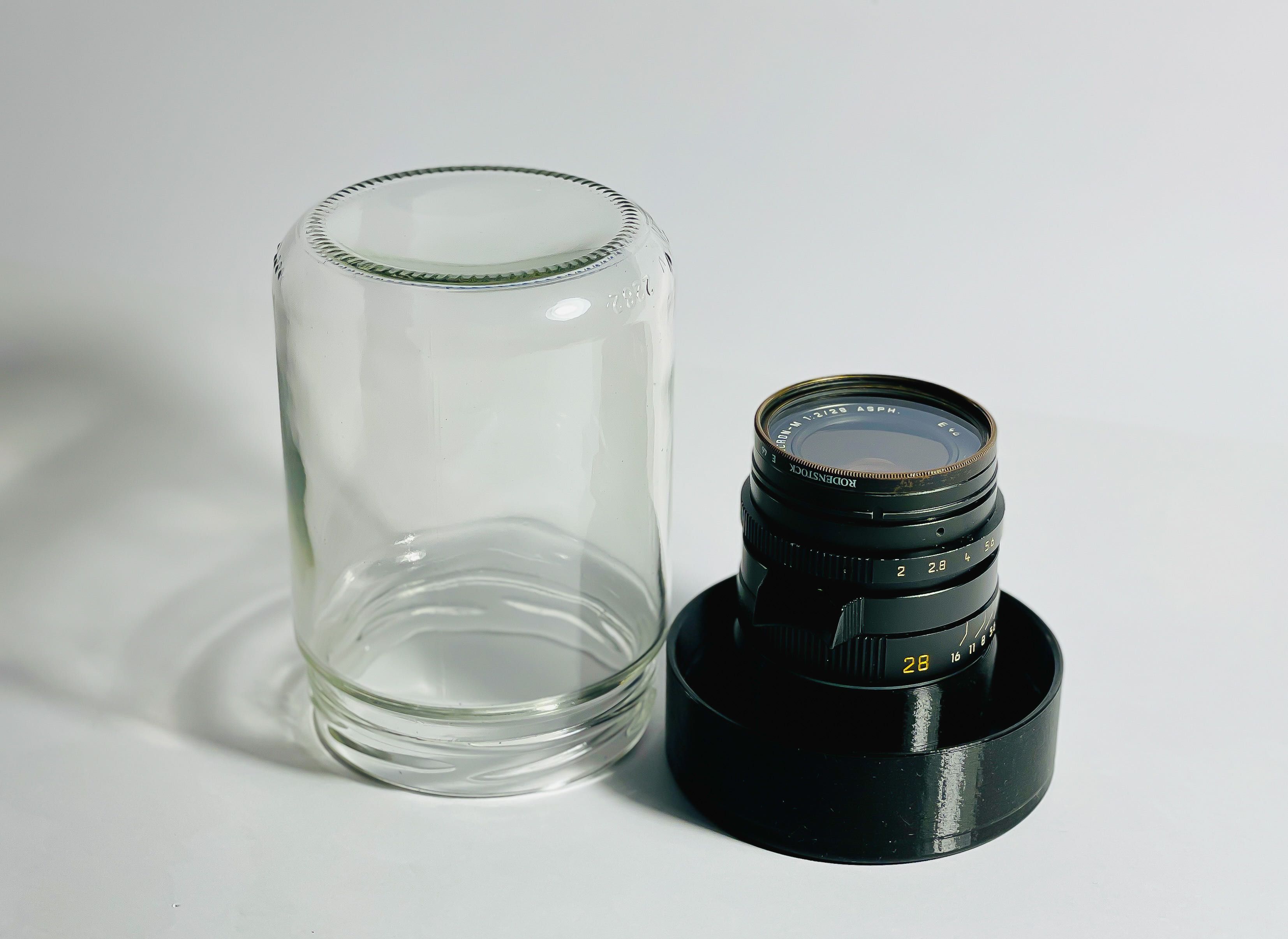 Leica M Lens Container (réplica de vidro)