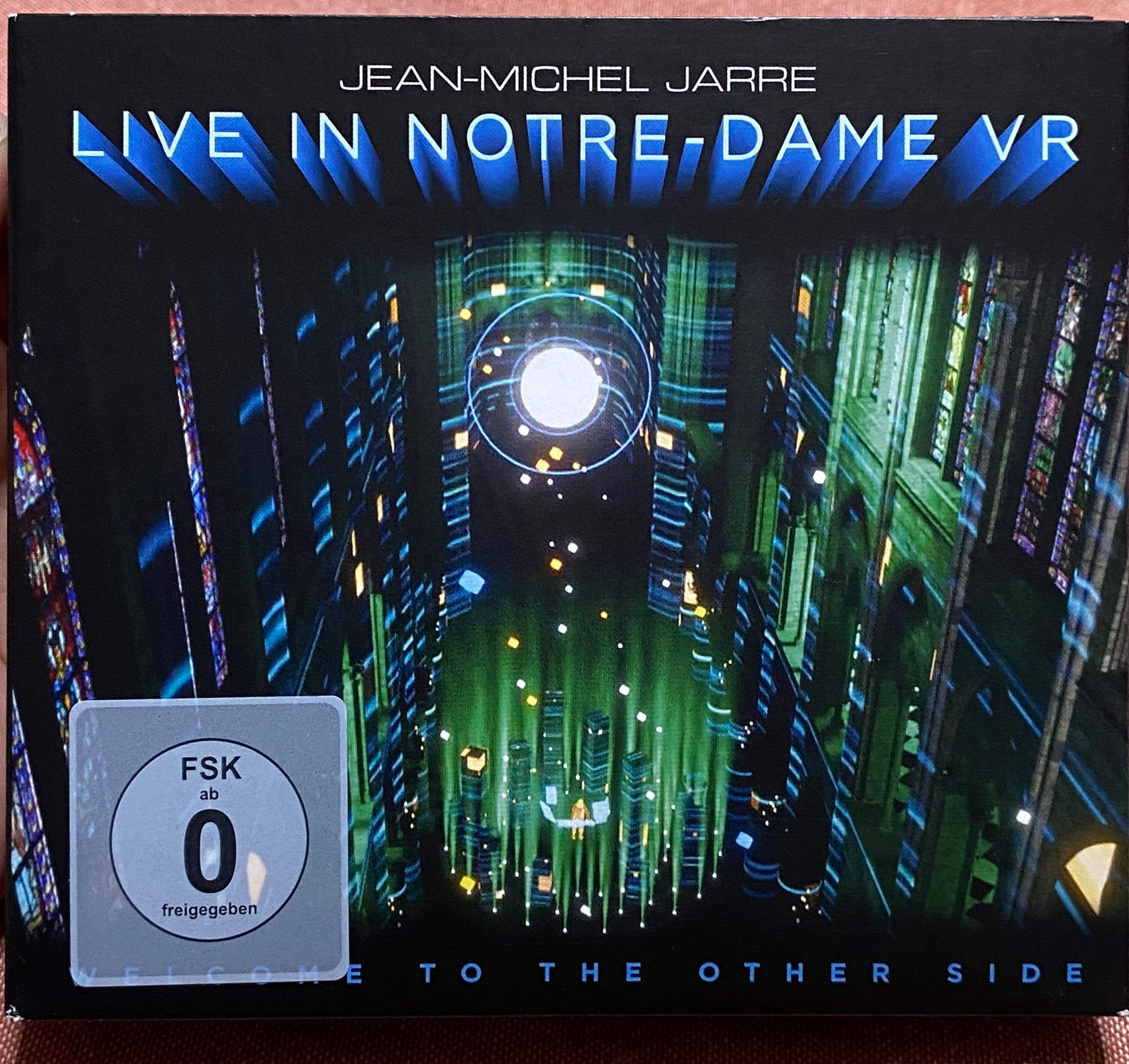 Jean-Michel Jarre “Live in Notre-Dame VR” blu-ray + CD