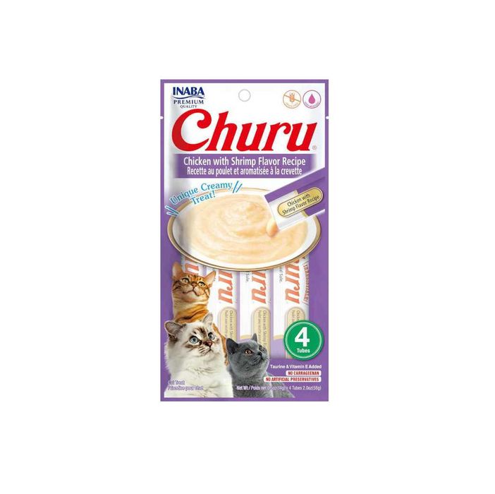 Inaba Churu Purées Mix smaków 6x56g (4x14g) Przysmaki do wylizywania
