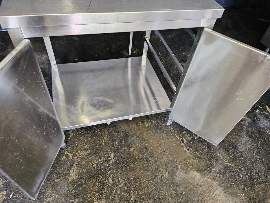 Bancada em inox para forno