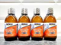 Now Foods, Omega-3 Fish Oil (200 мл), омега-3 концентрат 740/460/200