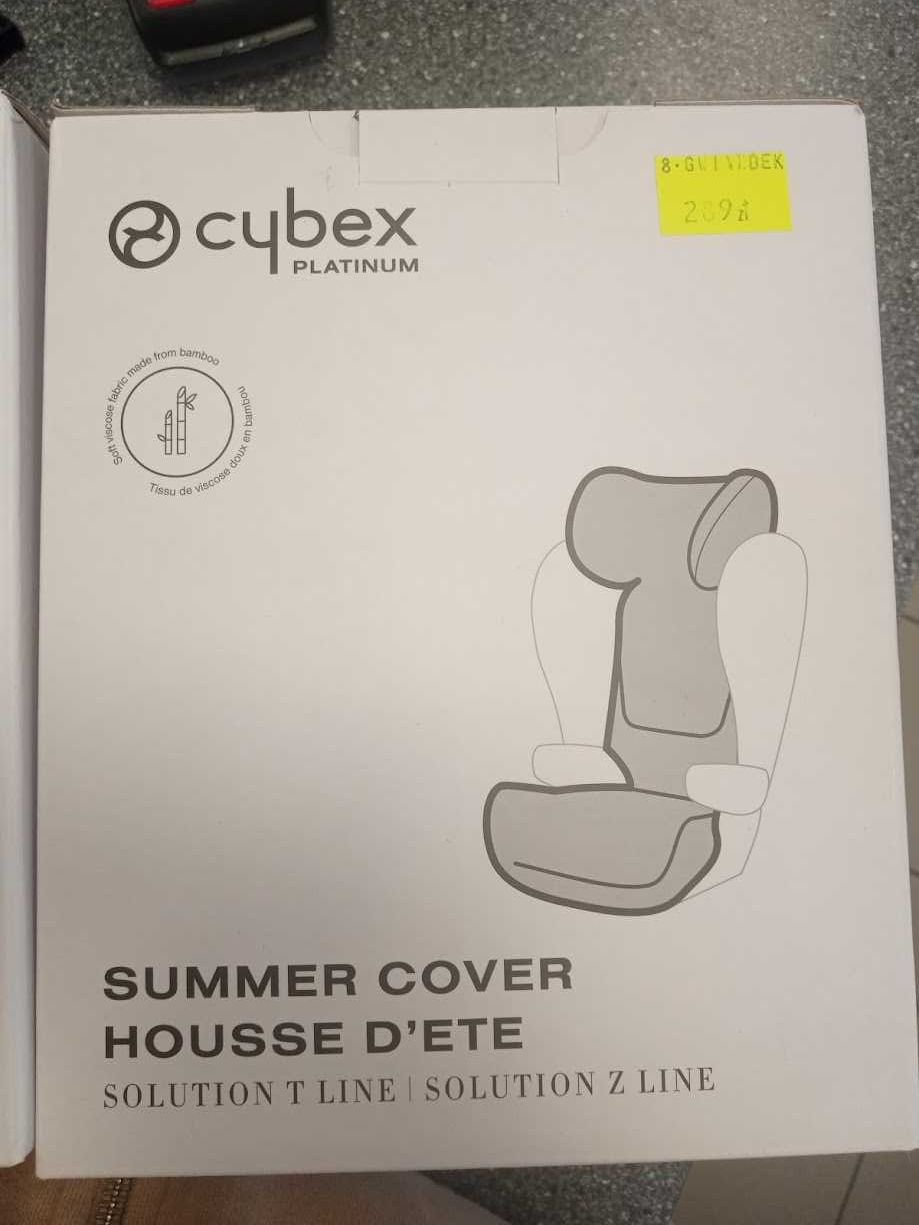 Pokrowiec letni do fotelika CYBEX summer cover Solution Z/Z2//T szary