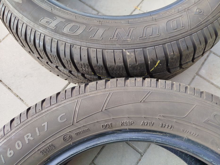 Opony zimowe 215/60 r17 C  2022 r. Dunlop wzmacniana