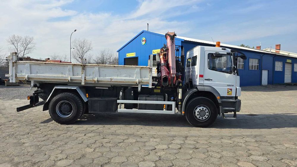 Mercedes Axor HDS pilot FassiF135 Hydroburta Kiper Wywrotka Klapodrzwi