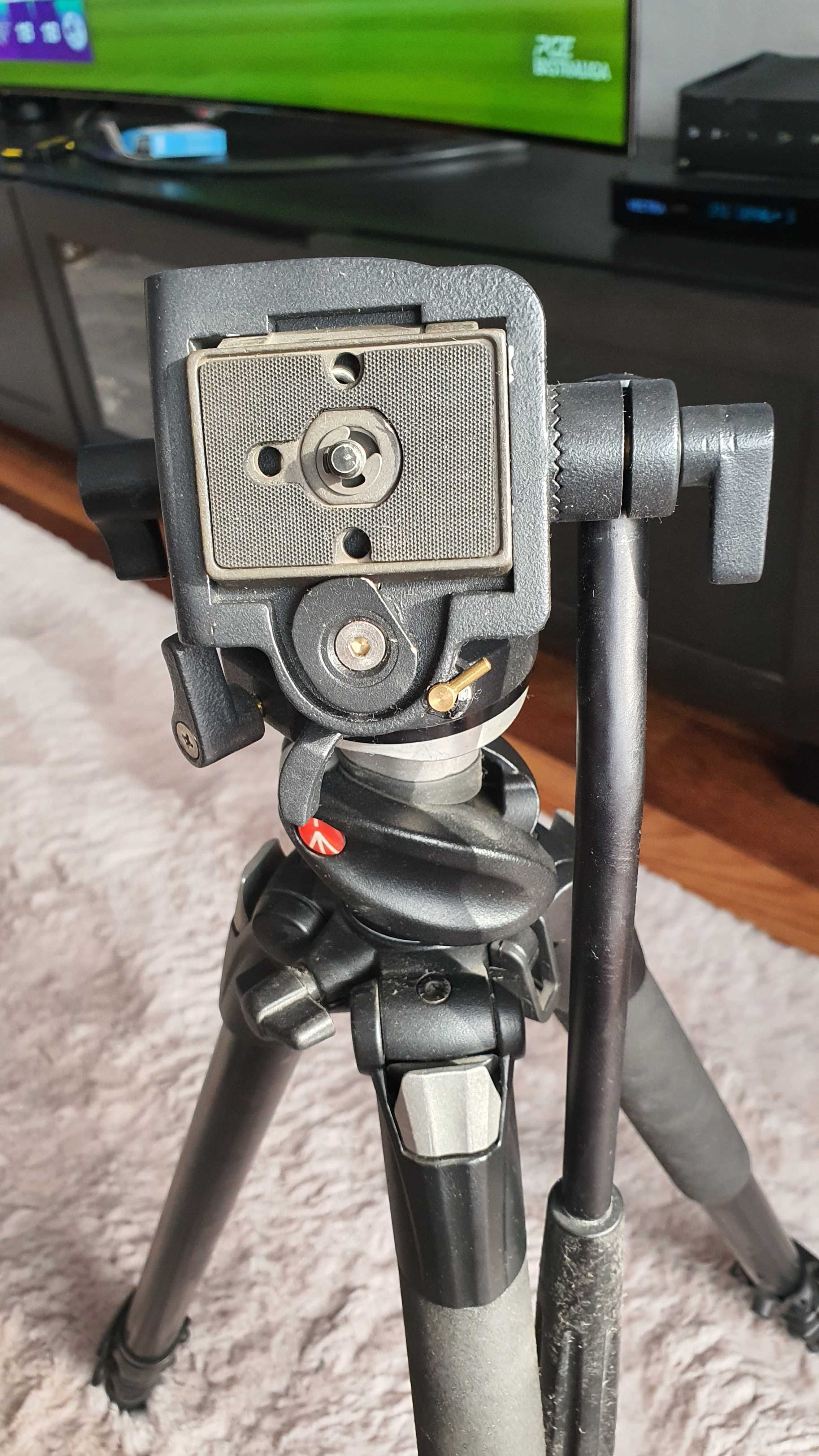 Statyw Manfrotto 055XPROB i głowica 322RC2