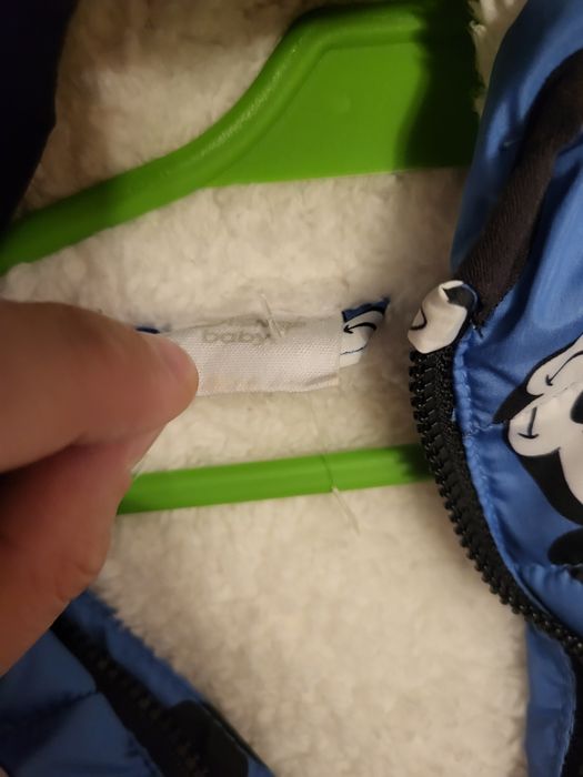 Nowa kurtka myszka miki 9-12 m ciepła