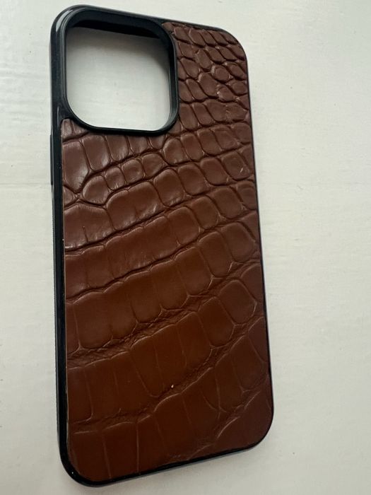 Чохол на Iphone 14 pro max шкіра крокодила натуральна