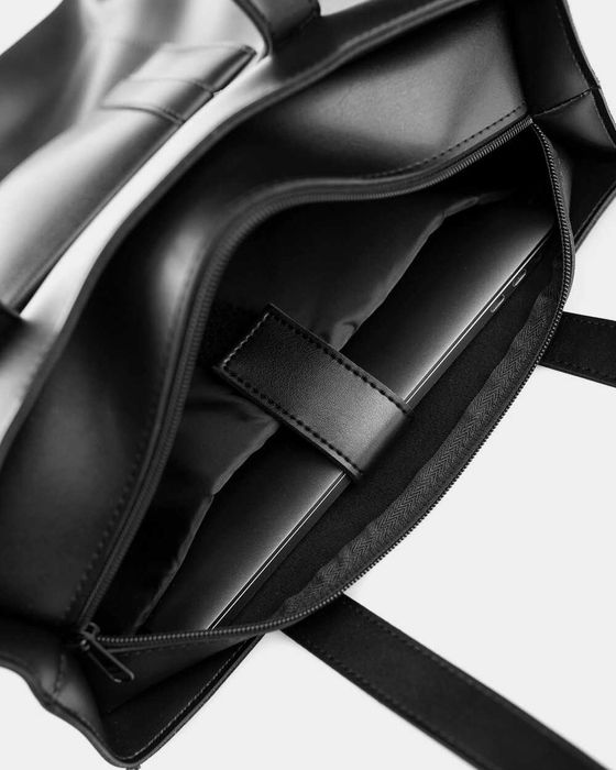 Чорна сумка шопер від HARVEST