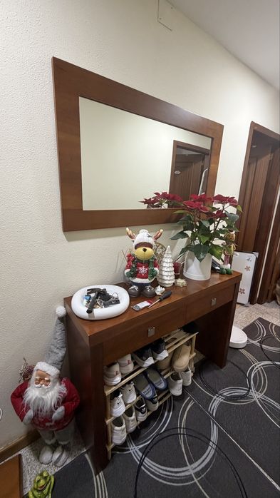 Movel de entrada com espelho