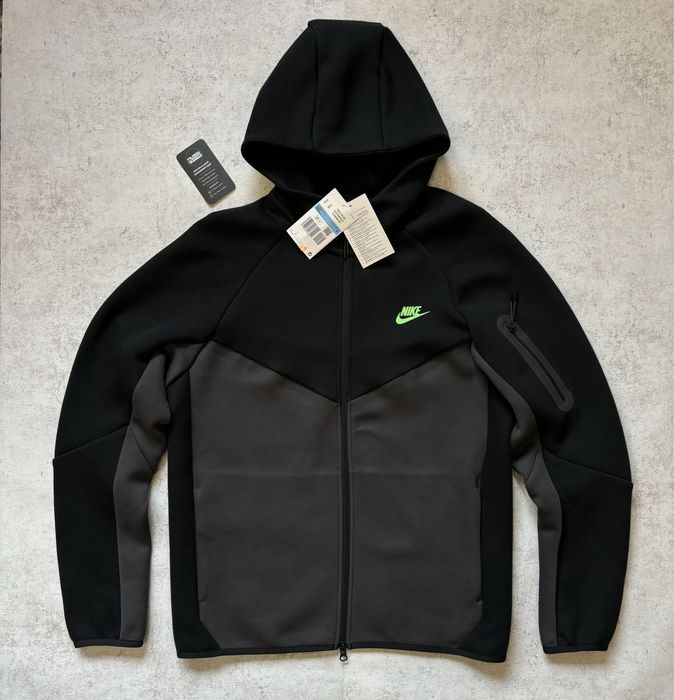ОРИГІНАЛ! Кофта/зіпка Nike tech fleece чорна | M