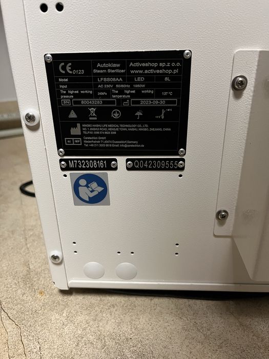 Autoklaw sterylizator lafomed