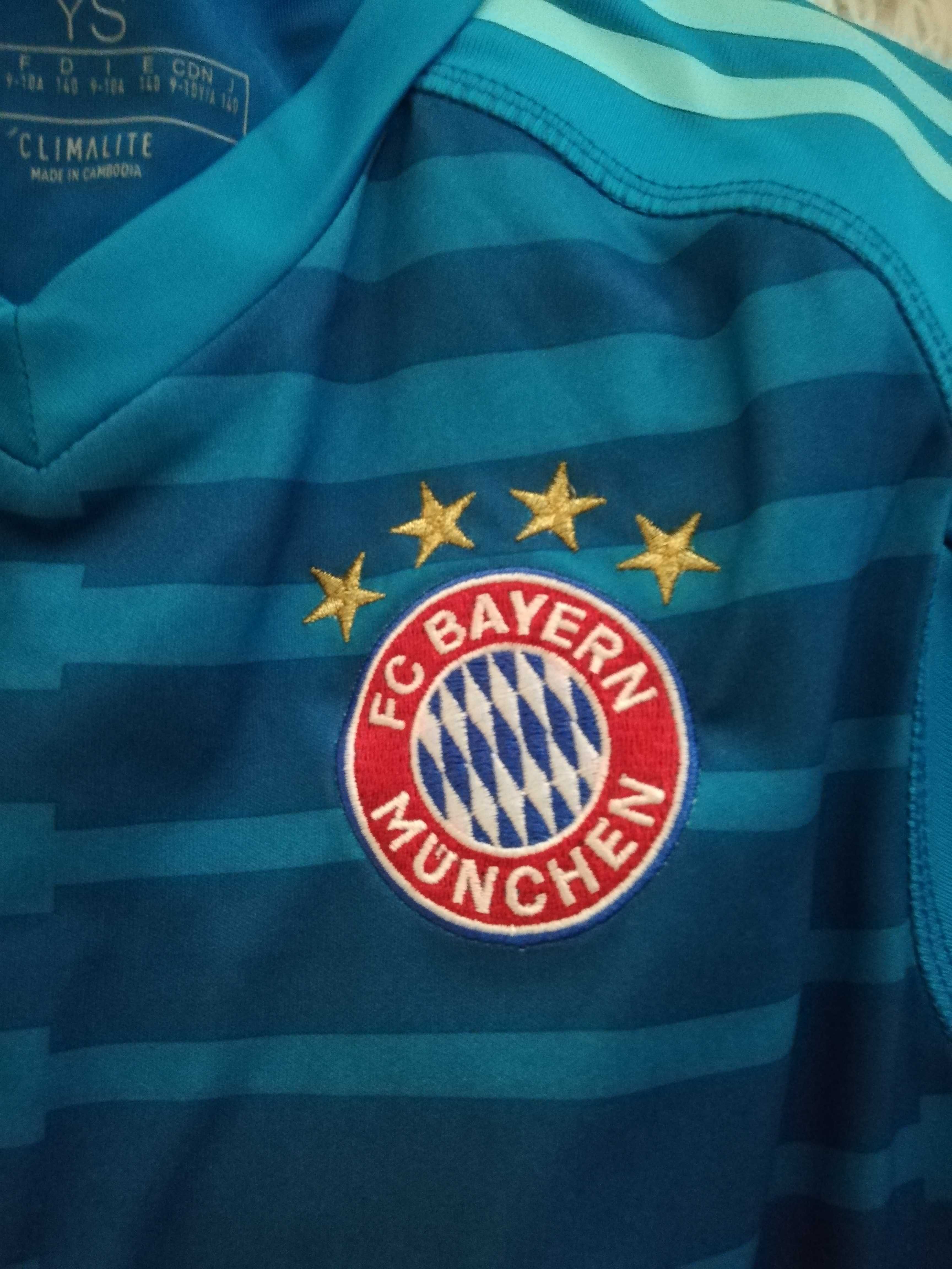 koszulka FC Bayern Munchen 140 na 9-10 lat koszulka Adidas Bundersliga