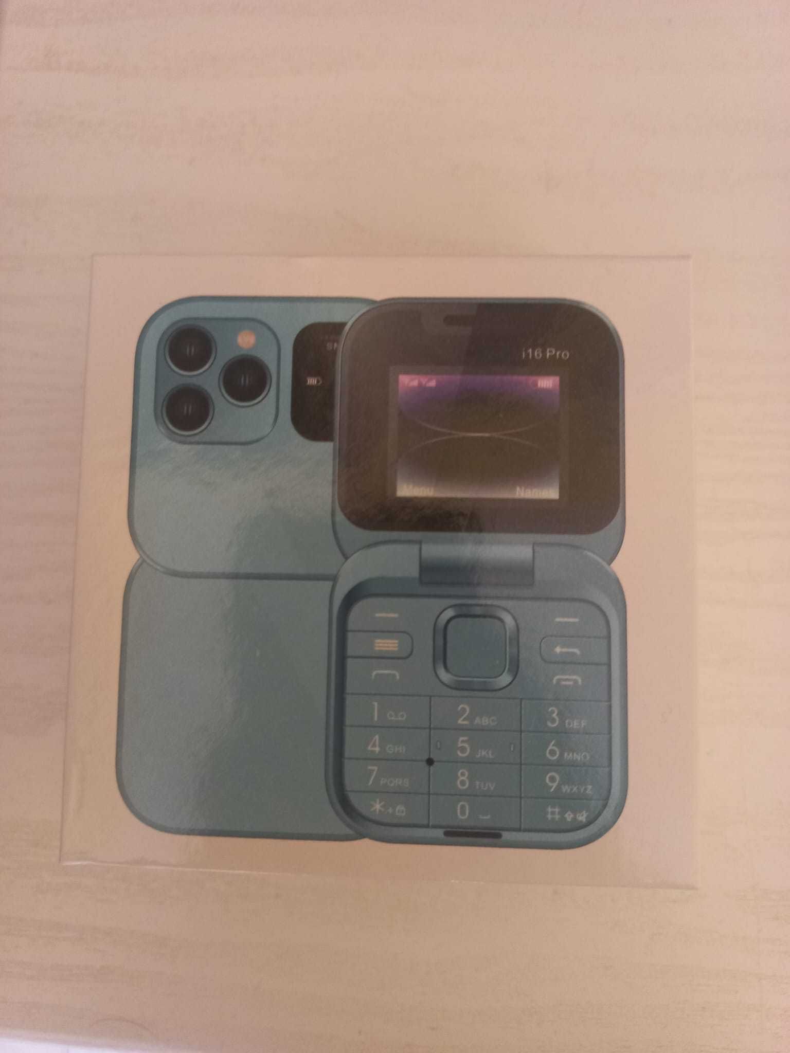 Mini Telemóvel Flip i16 Pro