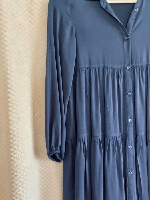 Granatowa sukienka. H&M. Rozmiar 146cm.