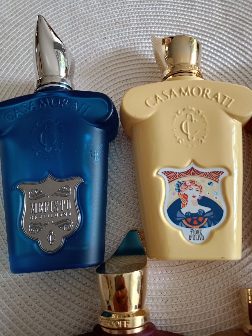 Casamorati unikatowe kolekcjonerskie butelki po perfumach b.niszowe
