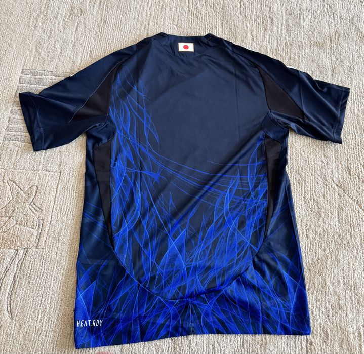 Adidas Y-3 Japan Home Authentic Jersey Blue Men Streetwear