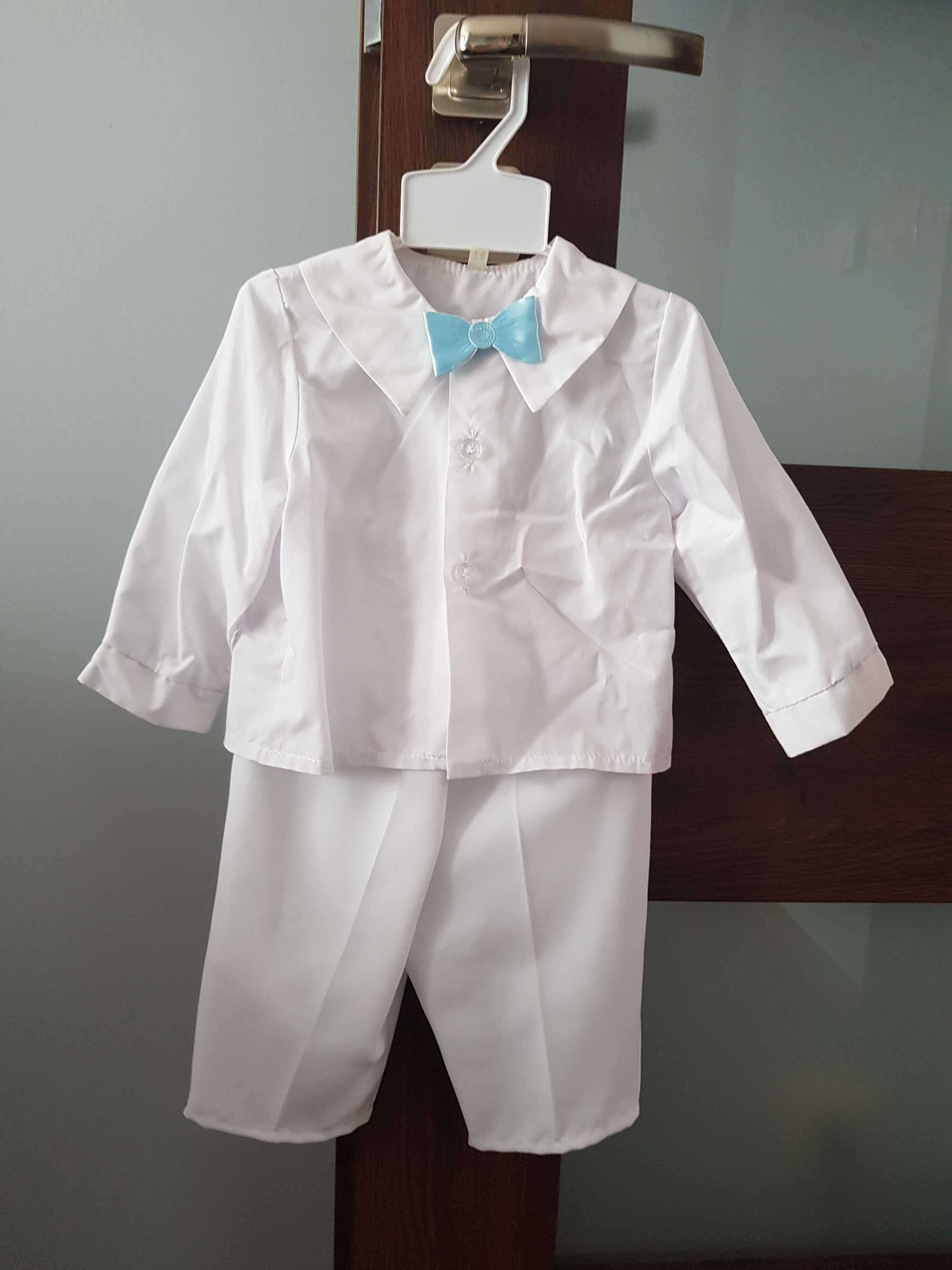 ubranko do chrztu dla chłopca 74cm