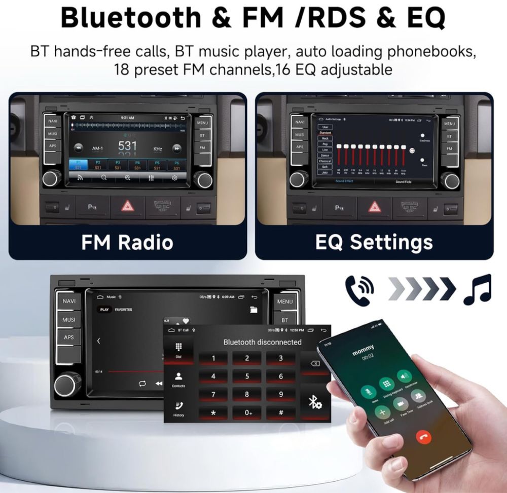 Radio para vw touareg android