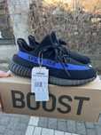 Adidas Yeezy Boost 350 V2 Dazzling Blue sneakersy czarne niskie 45 1/3