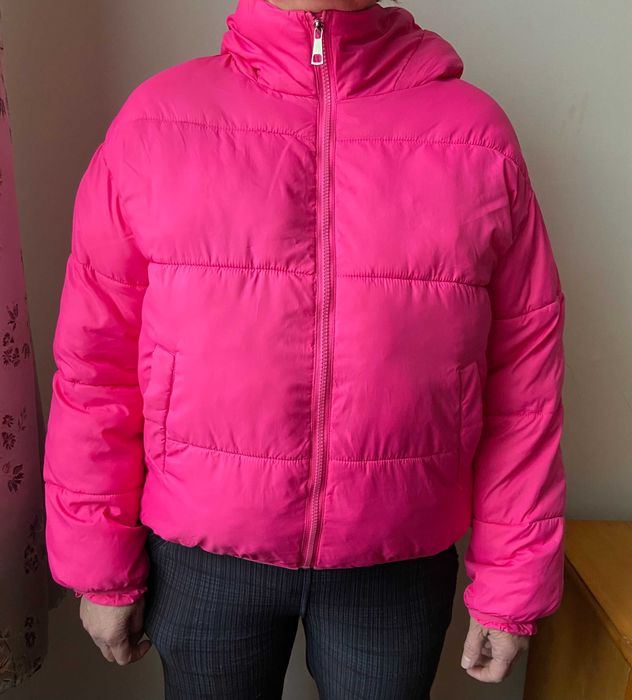 Зимова курточка жіноча рожева