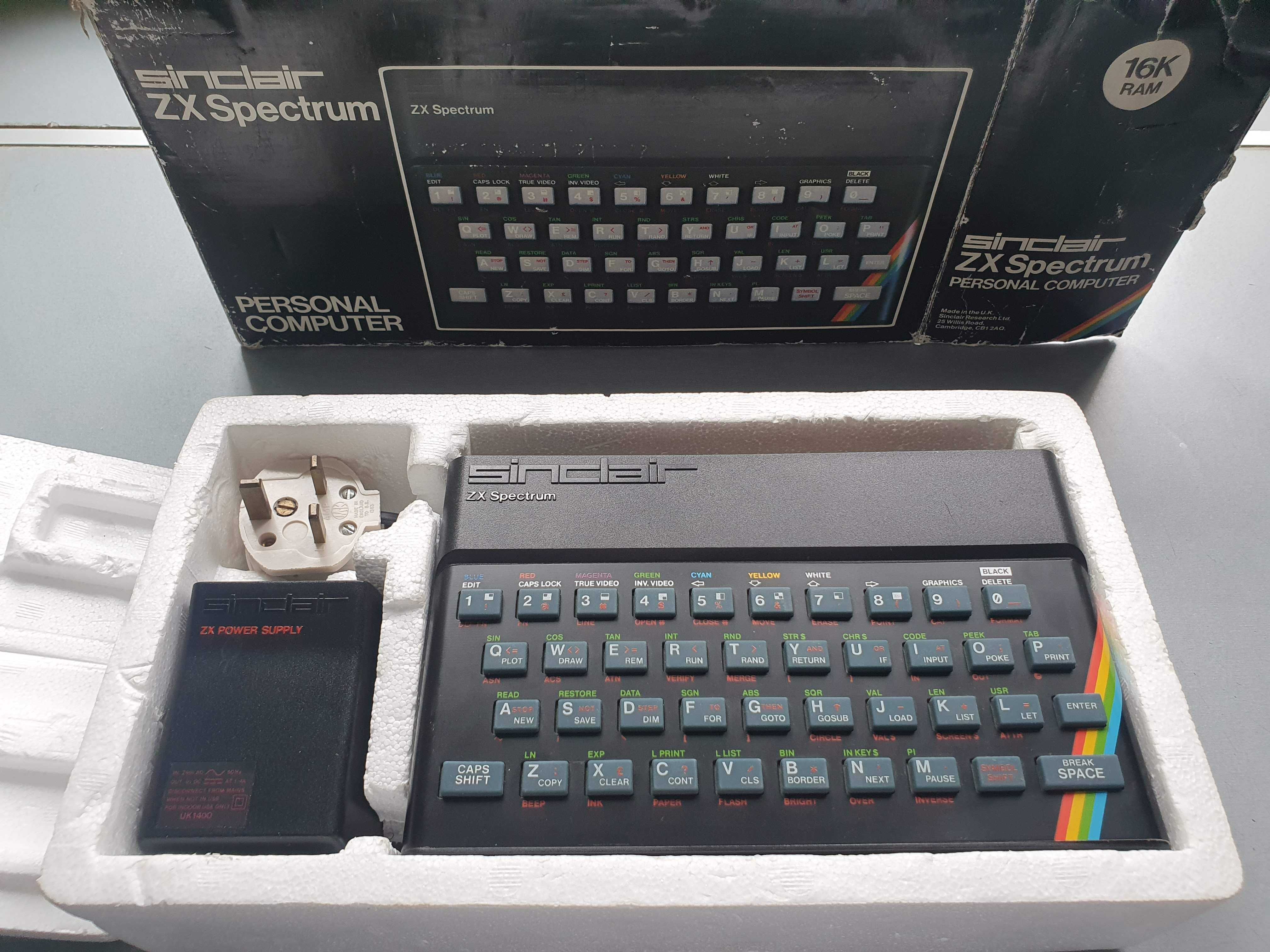 ZX Spectrum 16K RAM BOX w pudełku komplet