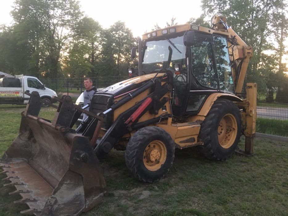 Usługi koparko-ładowarka koparka, wywrotka, ziemia, piach , gruz