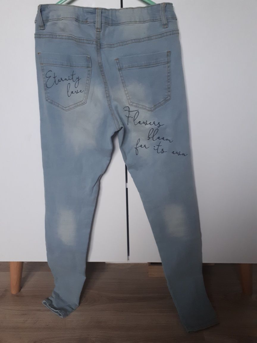 Spodnie jeans roz. 164