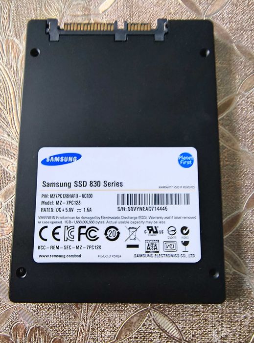 Dysk twardy SSD 2.5" Samsung 128GB MZ-7PC128 100% OK! Okazja! Tanio!