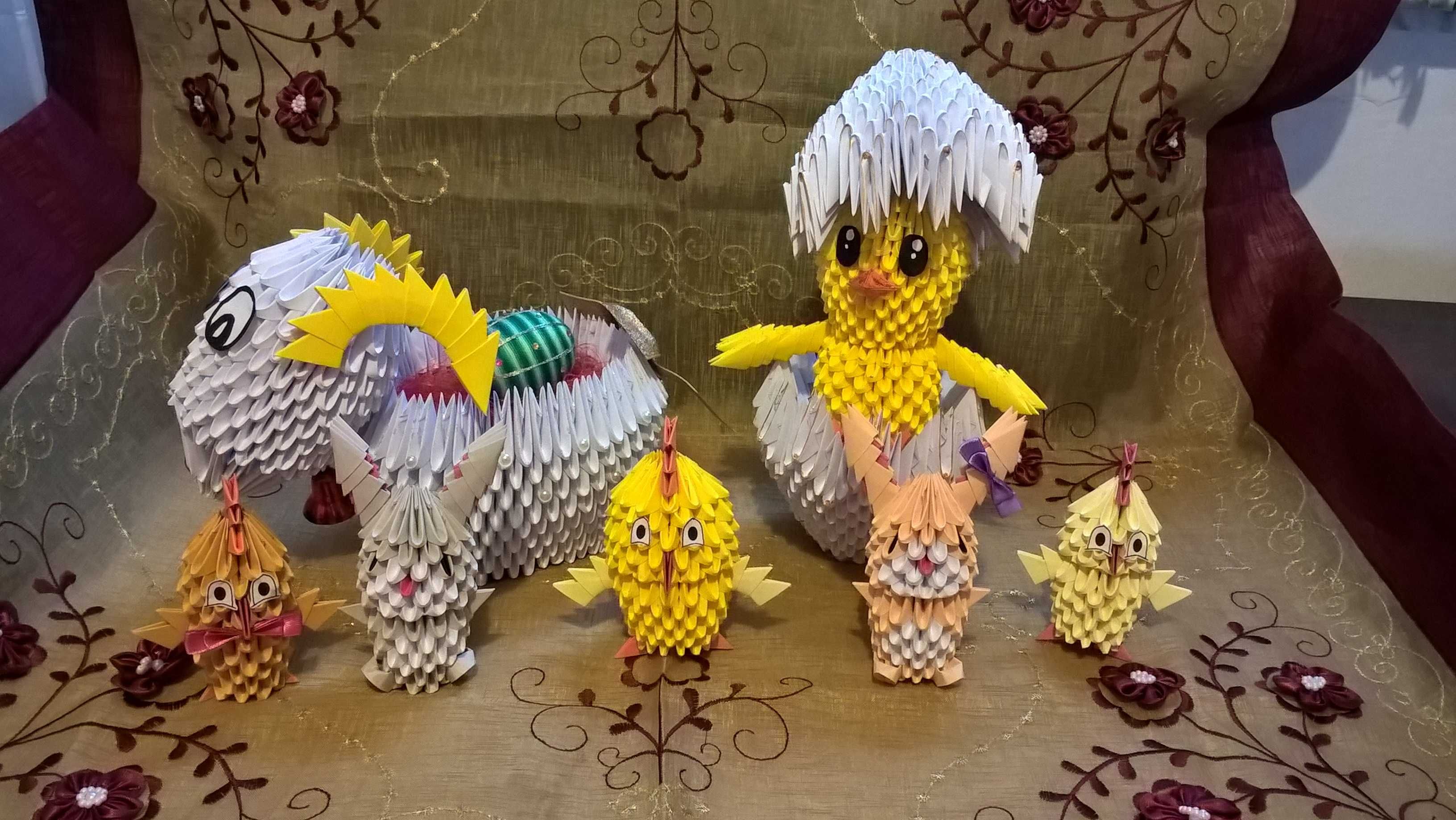 ZAJĄCZKI origami KRÓLICZKI! ozdoba, dekoracja (rękodzieło)