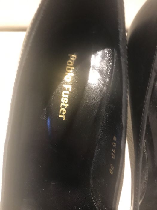 Sapatos Pablo Fuster pretos 39 excelente estado