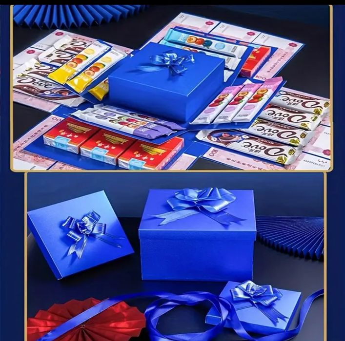 Набір 5-в-1 Надзвичайного Подарунка Вибухова Коробка, Подарункова Коро