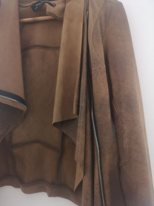 Casaco classy tipo camurça xs